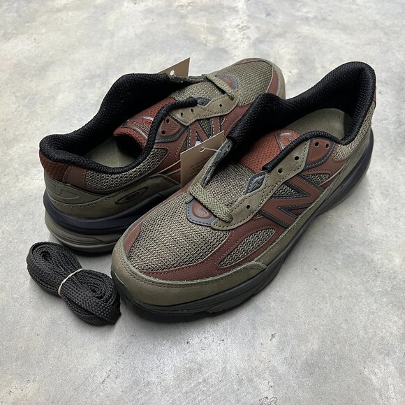 New Balance 990V6 Men's Dark Camo Rich Oak Black Cement U990CA6 - New - Picture 1 of 6